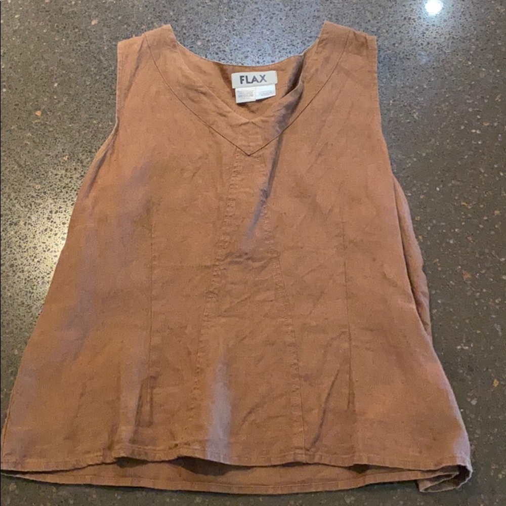 Omens Flax Linen Tank Top